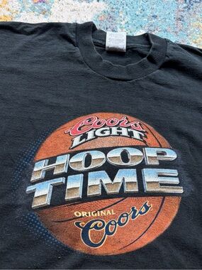 Vintage Coors Light Hoop Time shirt